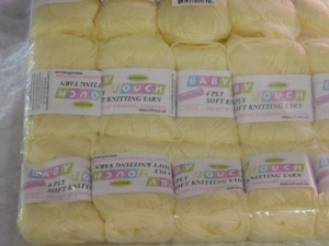 Sullivans Baby Touch 4ply Knitting Yarn 25gm Lemon